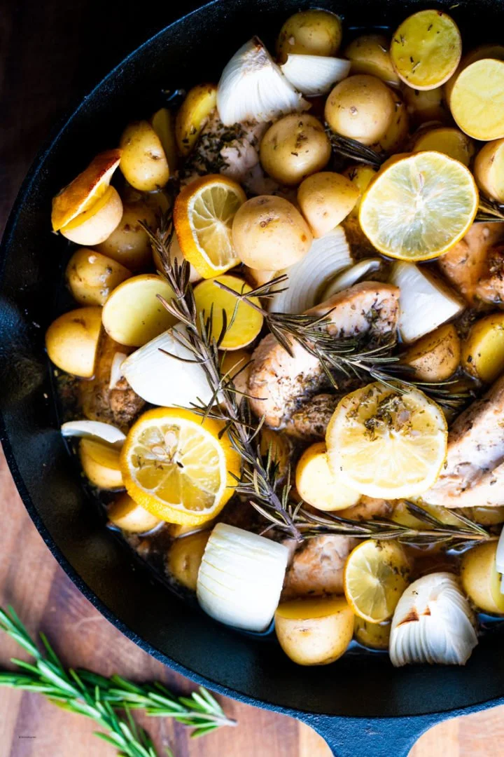 Cast Iron Chicken & Potatoes