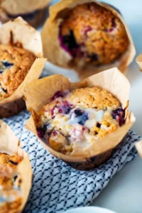 DOUBLE BERRY MUFFINS