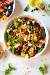 Harvest Salad with Honey Mustard Vinaigrette