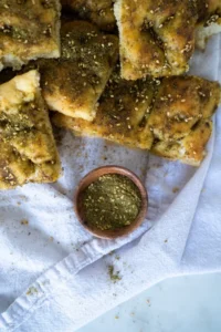 Za’atar Spiced Focaccia Bread