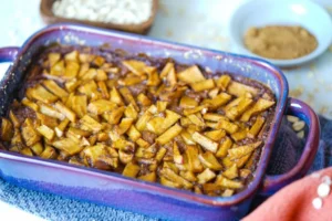 Healthy Apple Oatmeal Cake