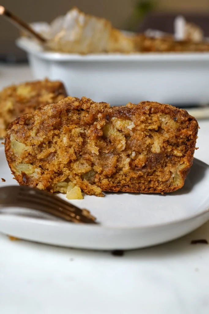 Healthy Banana Apple Bread