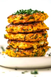 Healthy Squash Kale Fritters