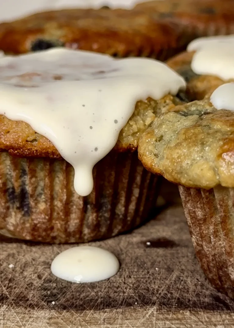 PROTEIN BLUEBERRY BANANA BREAD MUFFINS