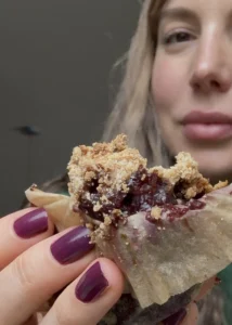 CHERRY COBBLER MUFFINS