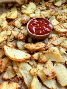 CRISPY OVEN POTATOES