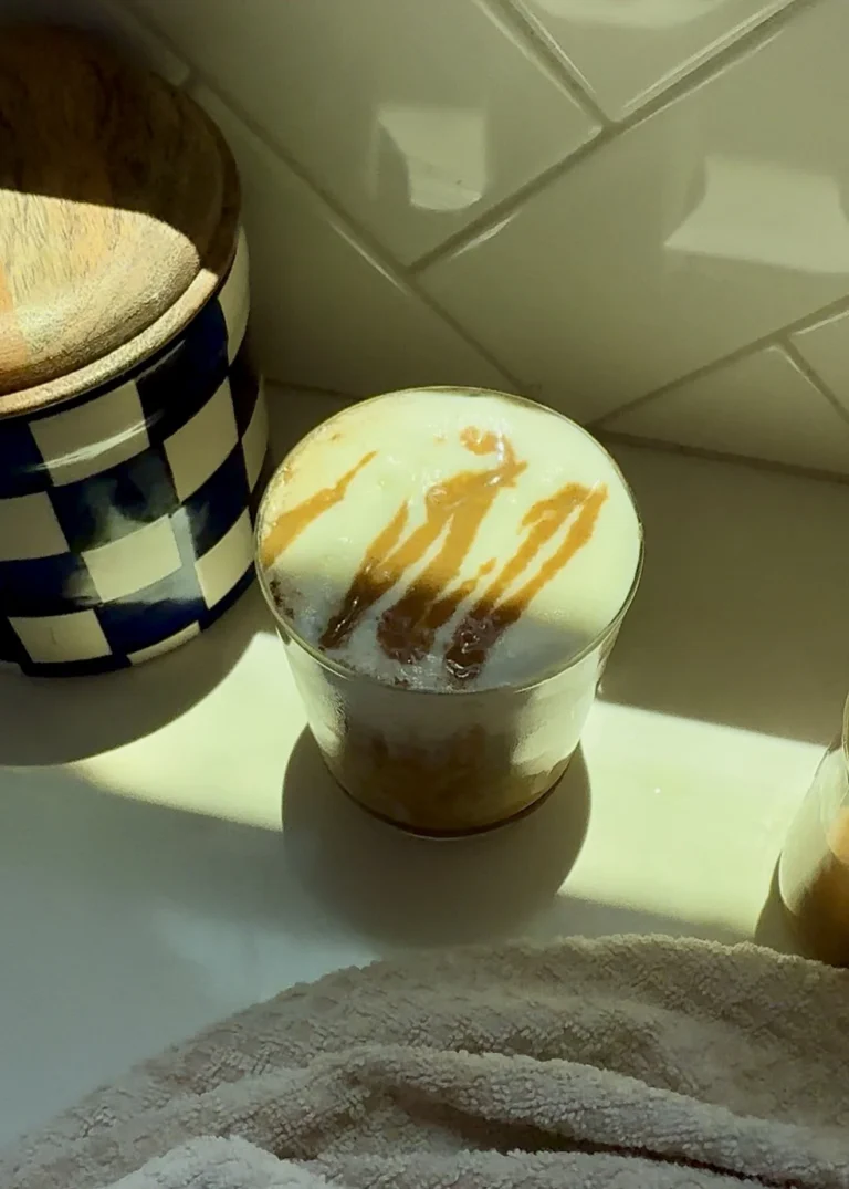 teddy graham iced latte