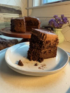 Deceptively healthy Dark Chocolate Cake