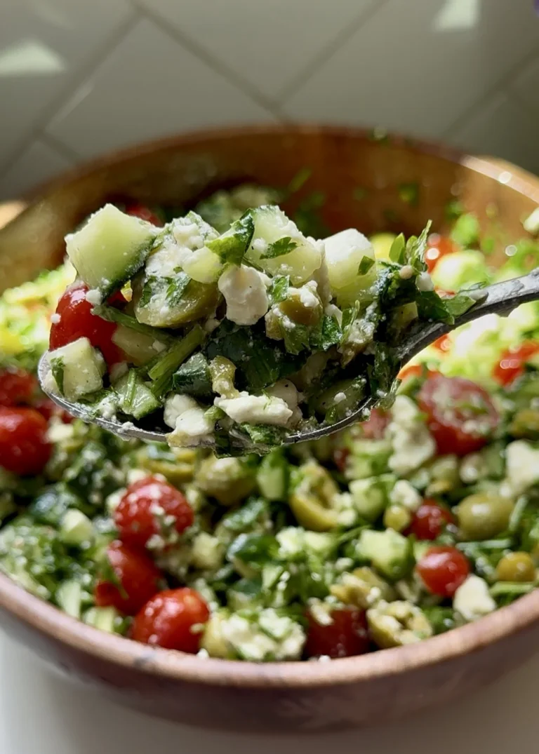 mediterranean summer salad (no lettuce)