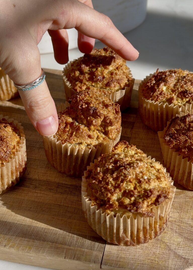 Healthy Carrot Cake Banana Bread Muffins