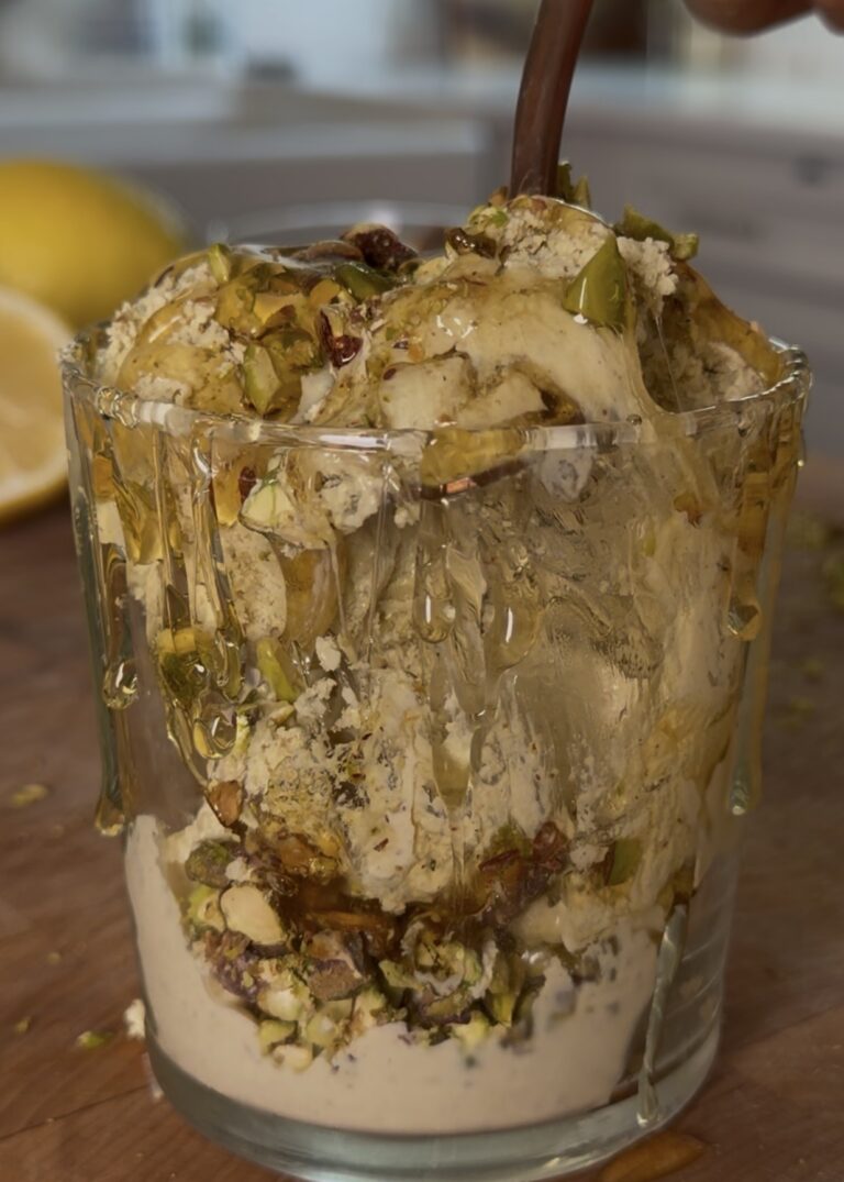 NO CHURN, HEALTHY PISTACHIO ICE CREAM