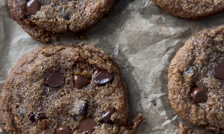 Brown Butter Banana Bread Chocolate Chip Cookies