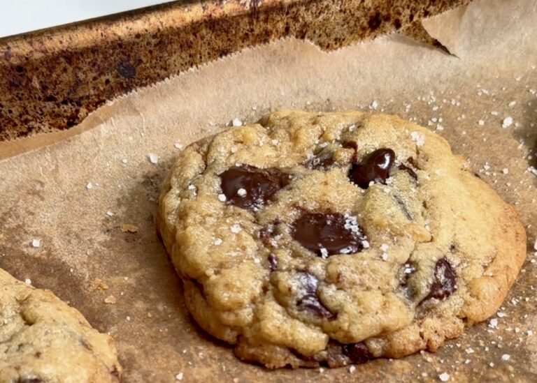 Minimal ingredient, classic chocolate chip cookies