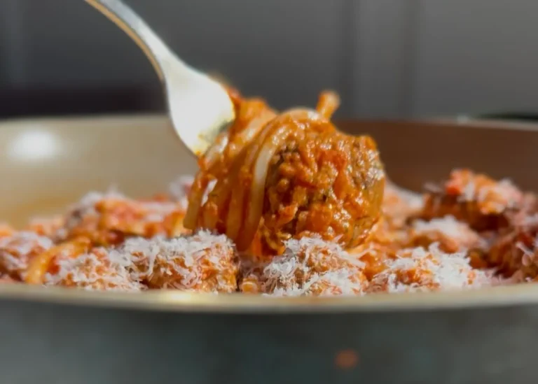 mini meatball pasta